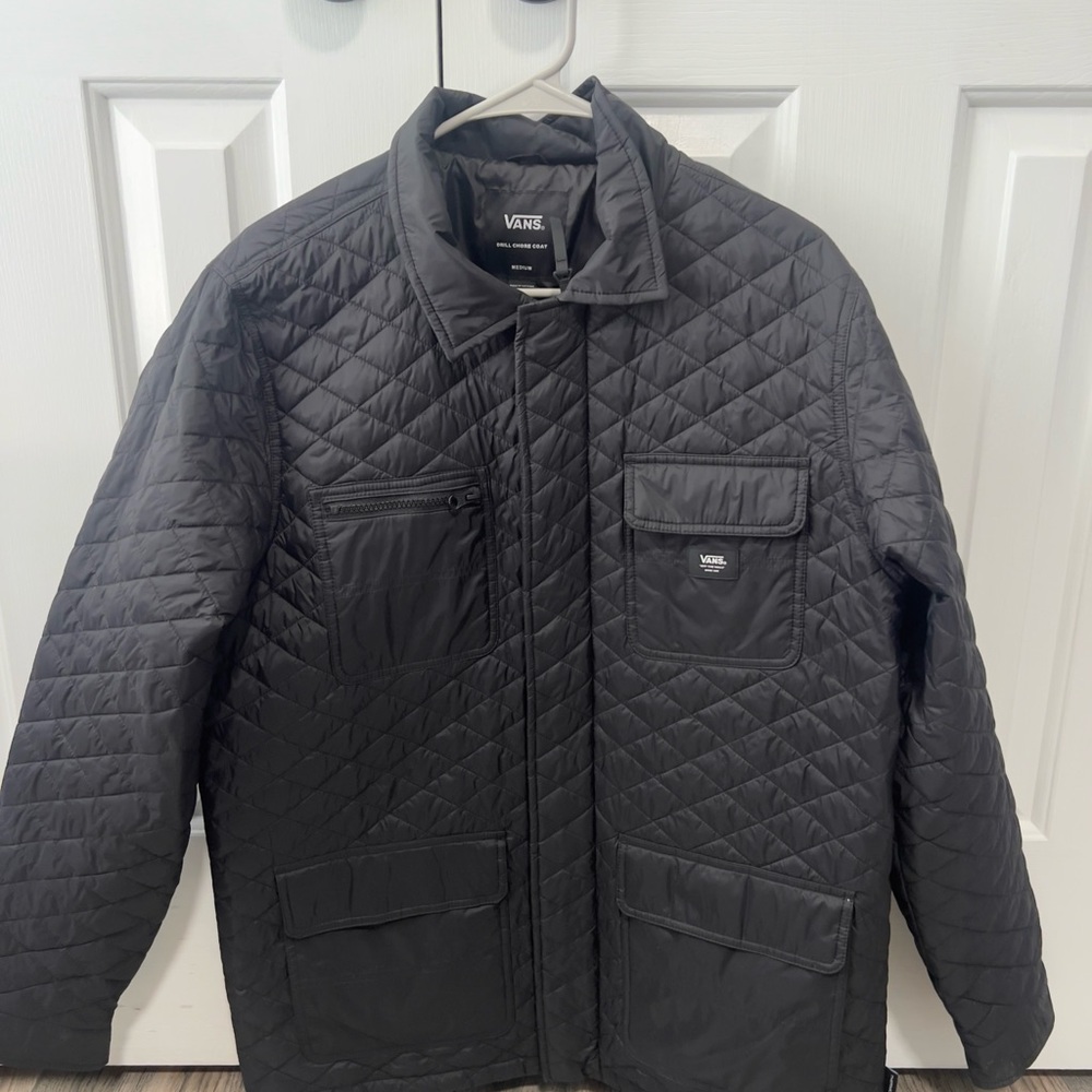 Vans Men's Quilted Gray Jacket